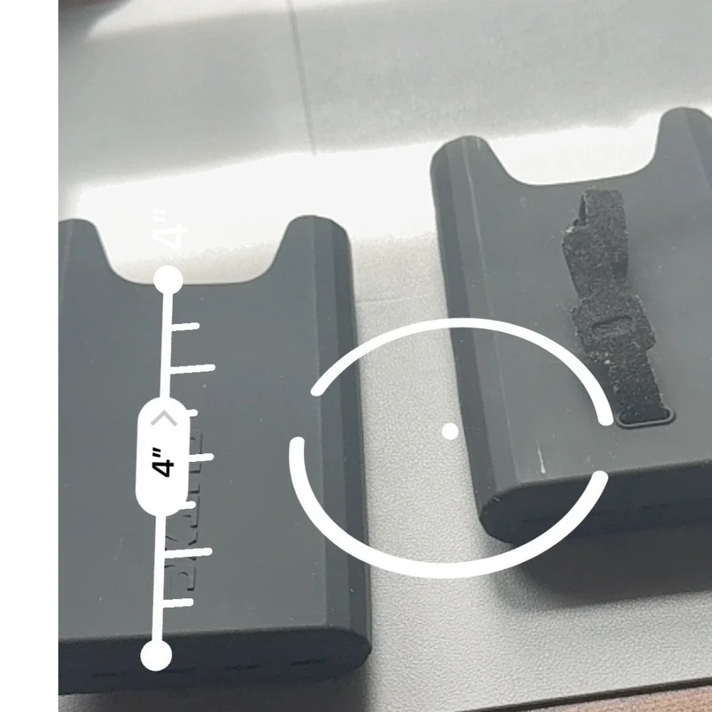 OUTXE Set of 2 Silicone‎ Phone Holder for Bogg Bag Accessories Black Attachments